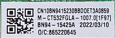 MAIN PARA MONITOR SAMSUNG / NUMERO DE PARTE BN94-15425A / BN41-02779A / BN9415725A / 15425A / M-CT532FGLA / 865220645 / MODELO LC32T550FDNXZA / C32T550FDN - Imagen 3